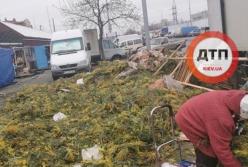 В Киеве после 8 марта обнаружили свалку мимоз (фото)