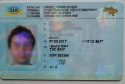 Водительские удостоверения в Украине будут доставлять по почте