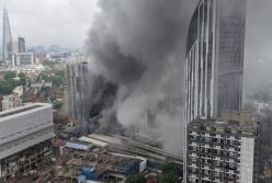 В Лондоне произошел сильный пожар на ж/д станции, есть пострадавшие (фото)