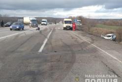 В Запорожье пьяный водитель "девятки" врезался в грузовик (фото)
