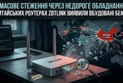 Масове стеження через недороге обладнання: у китайських роутерах Zbtlink виявили вбудовані бекдори