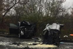 Из-за столкновения автомобилей в Киеве погиб человек, еще пятеро травмированы