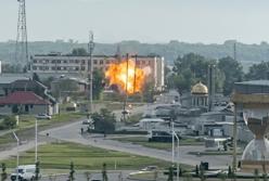 "Вітання Кадирову": Грозний сколихнули вибухи, добрі дрони гатять по військових об’єктах Чечні (відео) 