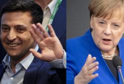 Зеленский обсудил с Меркель ситуацию на Донбассе