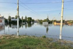 Через підрив дамби Каховської ГЕС підніймається вода у річці Інгулець: впритул наближається до будинків 