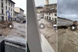 "Бруд просочився всюди, такого дощу ми не бачили вже 40 років": у Італії страшенні повені (відео)