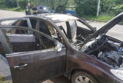 Под Киевом взорвался автомобиль с ребенком внутри
