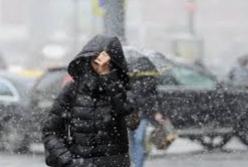 В Киеве выпал снег (фото)