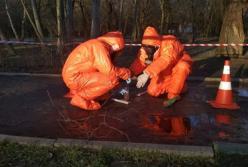 Во Львове на улице разлили почти килограмм ртути (фото)