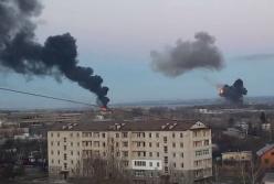 Огромный столб дыма: Россия снова обстреляла Киев, на месте работают спасатели и медики (фото, видео)