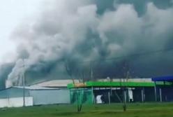 В Москве произошел масштабный пожар со взрывами (видео)