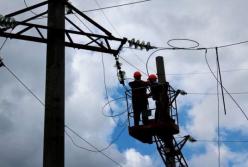 В Украине из-за непогоды обесточены 23 населенных пункта