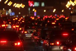 Киев сковали многочисленные вечерние пробки (карта)