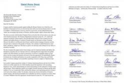 12 сенаторів США закликають Трампа скасувати угоду з Росією щодо дизелю