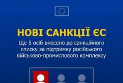 ЄС посилює санкції проти російського оборонно-промислового комплексу