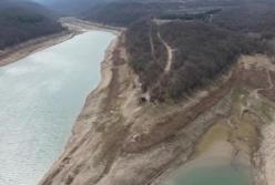 В Крыму обмелело очередное водохранилище (фото)