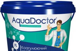 Позбавляємося каламутності води в басейні з коагулянтами AquaDoctor