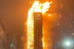 В Южной Корее загорелся 33-этажный дом: много пострадавших (видео)