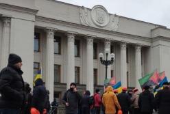 В Киеве протестуют шахтеры 