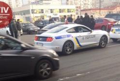 В Киеве задержали фейковое полицейское авто Mustang (фото)