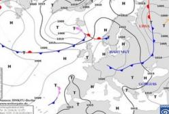 Україну накриє холодний атмосферний фронт: прогнозують дощі, грози та шквали