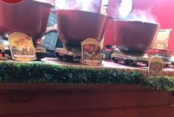 В Киеве пьяный мужчина опрокинул на прохожих чаны с глинтвейном, есть пострадавшие