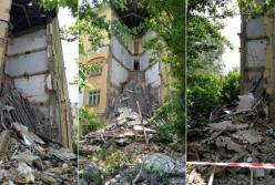 В Киеве произошел обвал части здания колледжа (фото)