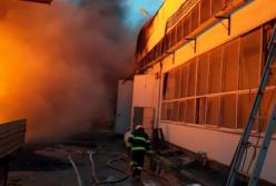 В Полтаве произошел масштабный пожар на складах (фото)