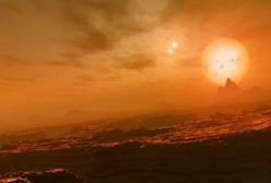 Ученые обнаружили планету с тремя красными солнцами 