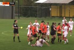 Футболістки Шахтаря та Кривбасу побилися після матчу чемпіонату України (відео)