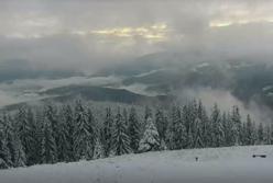 В Карпатах выпал снег, обещают сильные заморозки