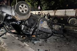 У Львові група осіб пошкодила та перекинула авто ТЦК: триває розслідування
