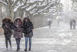 В Киев идет снежная буря 