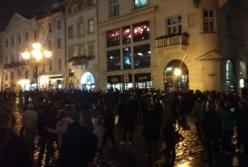 Во Львове произошла еще одна массовая драка футбольных фанатов (видео, фото)