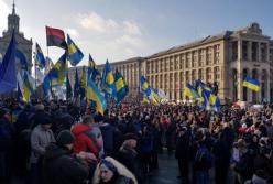 В Киеве началось вече Красные линии для Зеленского (видео)