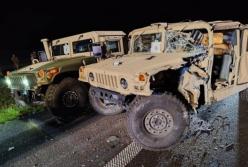 У Польщі мікроавтобус зіткнувся з колоною американської військової техніки (фото)