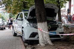 В Киеве Renault врезался в дерево: погиб сотрудник госохраны (фото)