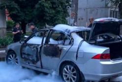 Под Днепром подорвали автомобиль известного спортсмена (фото)