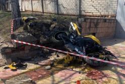 В Харькове мужчина попал в ДТП на мотоцикле, который находится в розыске