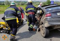 На трассе Днепр-Харьков произошло ДТП, есть пострадавшие (фото)