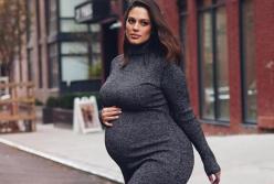 Беременная модель plus size Эшли Грэм полностью разделась (фото) 
