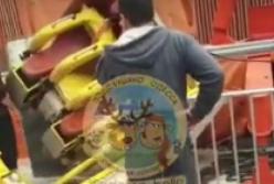В Одессе с аттракциона сорвалась кабина для пассажиров (видео)