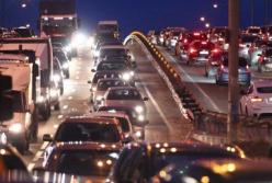 Киев сковали многочисленные вечерние пробки (карта)