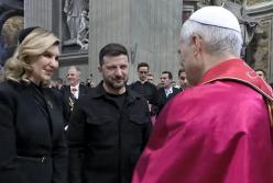 Папа Римський Лев XIV провів першу зустріч із президентом України Володимиром Зеленським