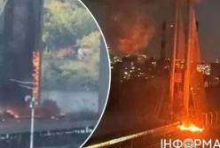 Експерти оцінили наслідки удару по вантах Південного мосту в Києві