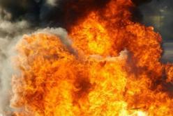 На Киевщине произошел пожар на АЗС, есть пострадавший
