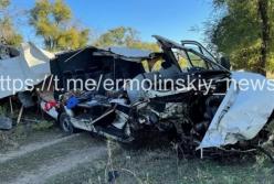 На Днепропетровщине в ДТП бус разлетелся на части (фото)