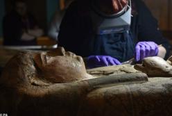 Ученые обнаружили рисунки в древнем саркофаге