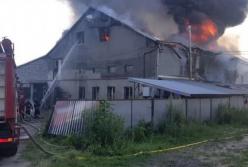 Угроза взрыва и привлечение спецпоезда: во Львове тушили пожар в производственном здании