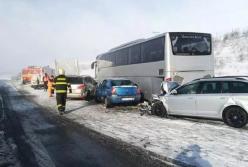 В массовом ДТП в Словакии пострадали украинцы